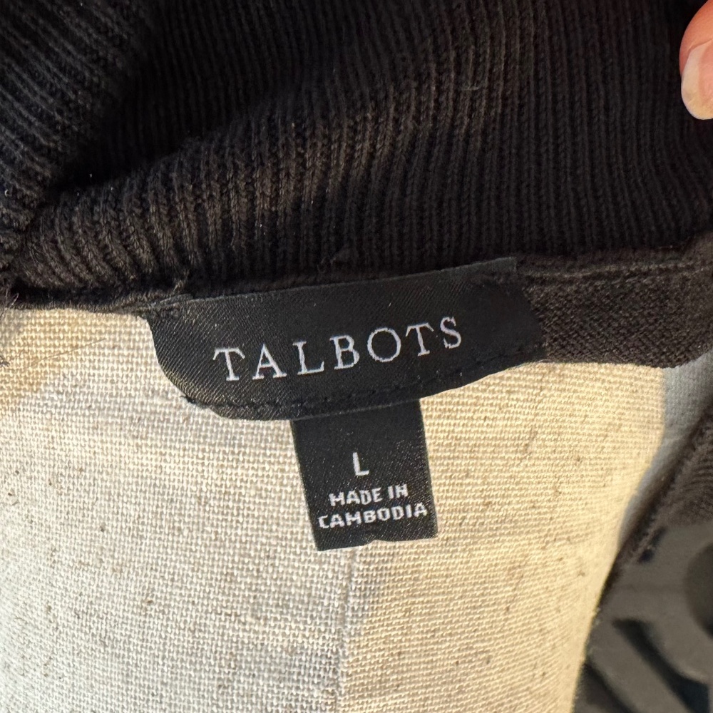 Talbots | Scallop Edge Raglan Sweater - Picture 8 of 8